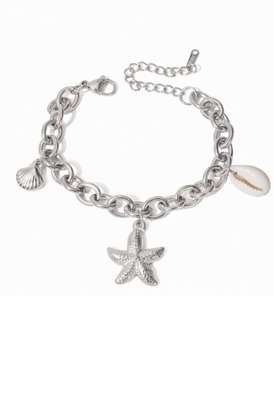 Bracelet Coral Silver